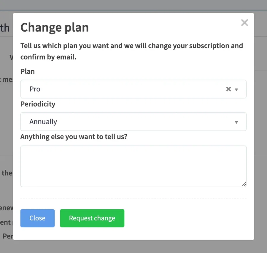 the plan change window