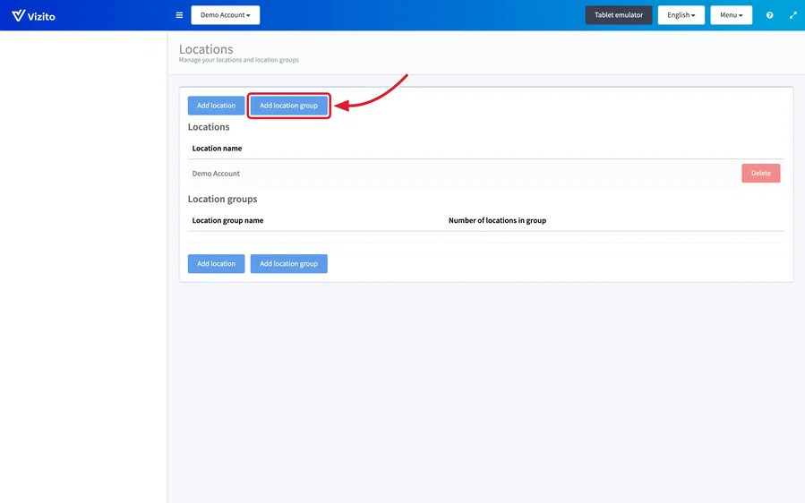add location group