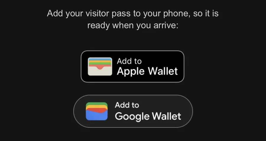 Schaltflächen “Add to Apple Wallet” und “Add to Google Wallet”