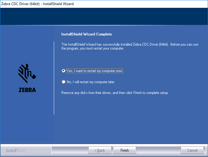 Zebra USB zu COM installieren, Schritt 4