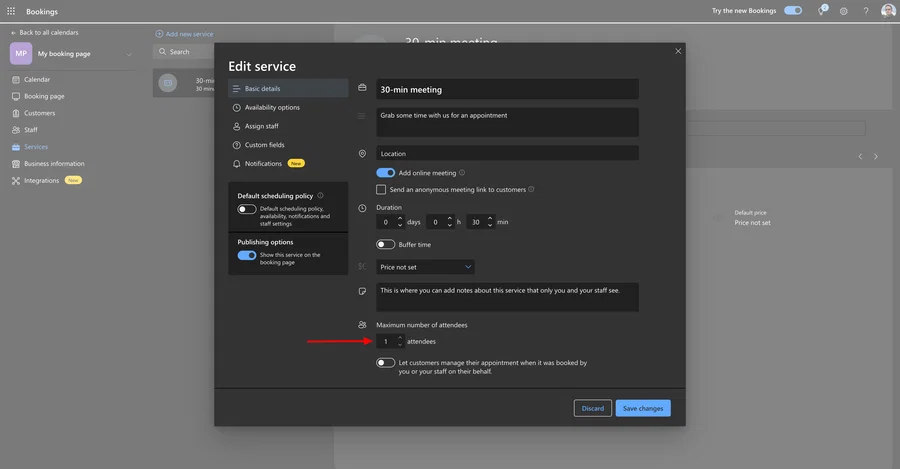 Microsoft Bookings 9