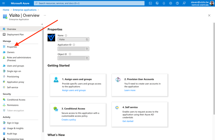 Vizito-Teams-Integration Authentifizierung zurücksetzen 2