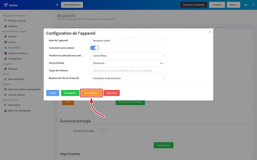 lien entreprise