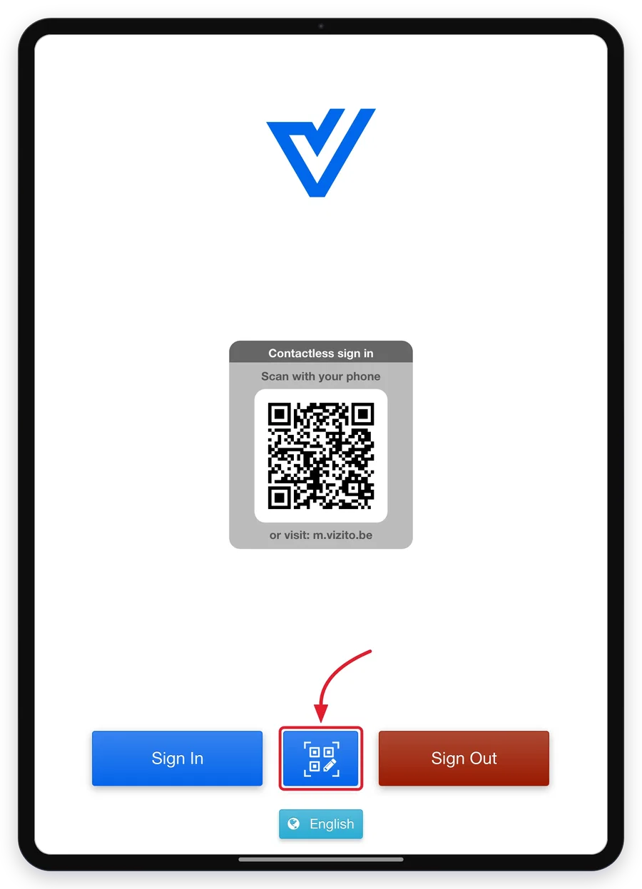 qr code button