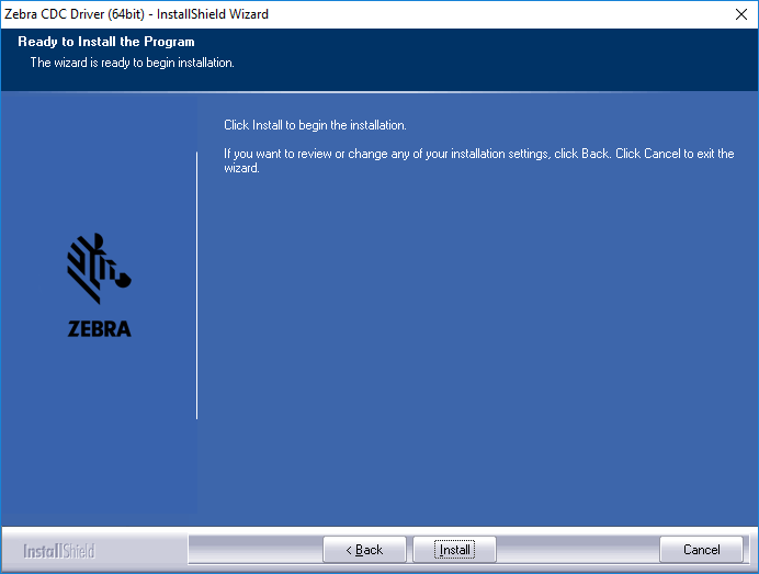 install zebra usb to com step3