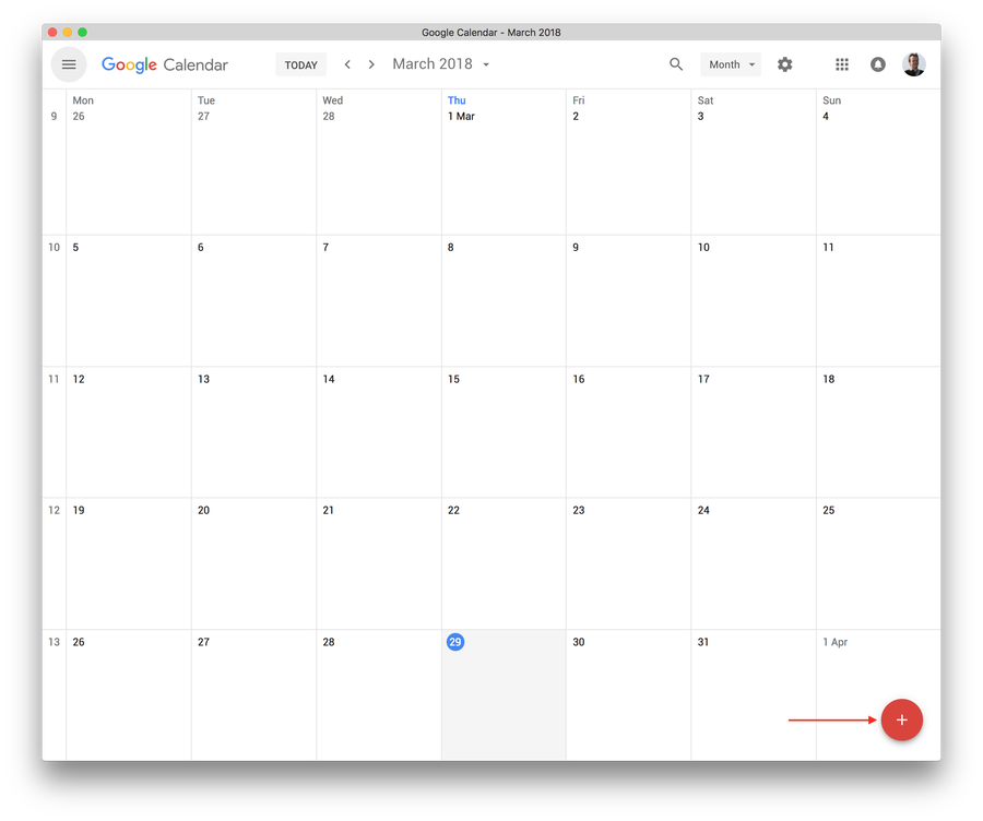 calendar overview