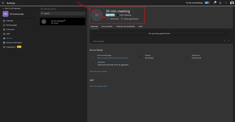 Microsoft Bookings 8