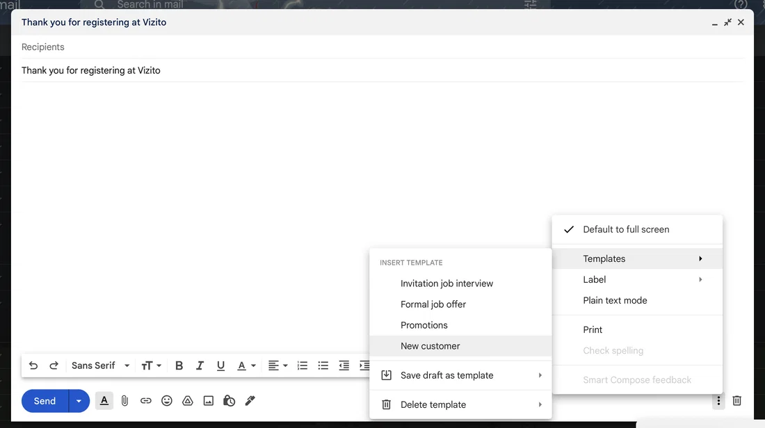 Automatic mailbox ingeration rules labels