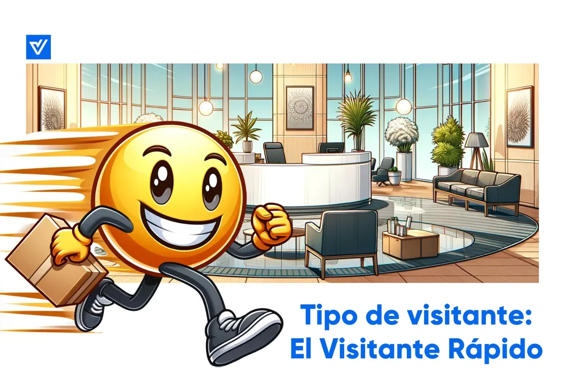 Caricatura Tipo Visitante Rápido