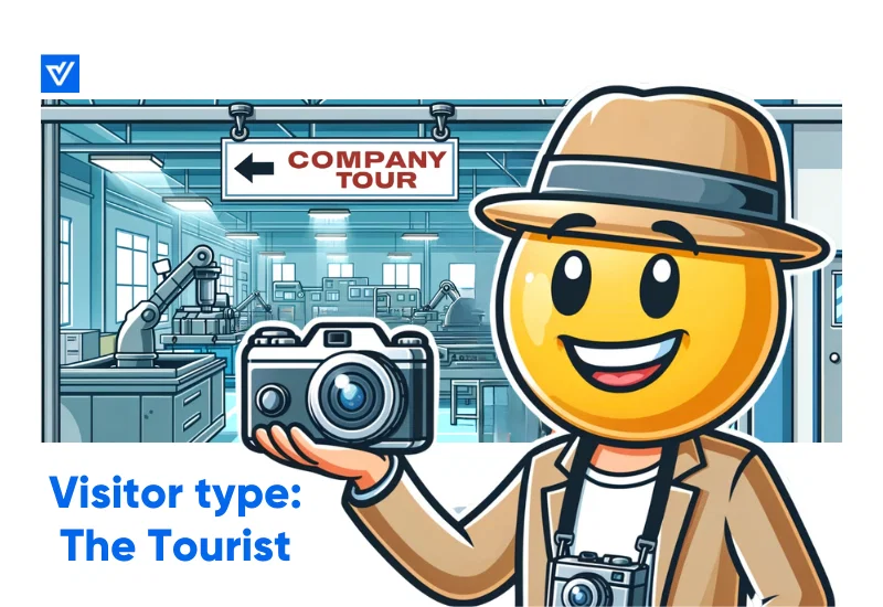 Cartoon Visitor Type The Tourist