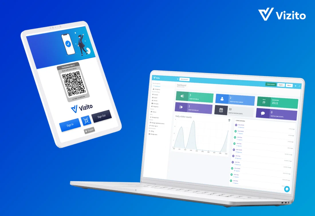 système numérique de gestion des visiteurs