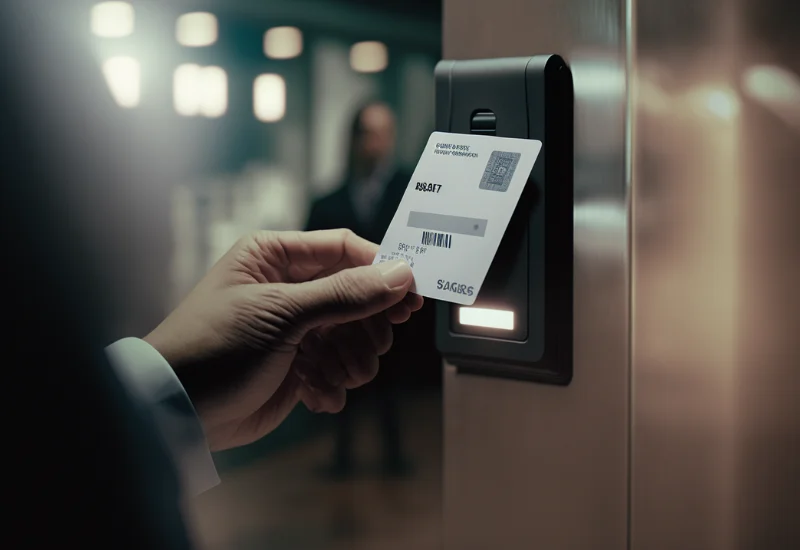 Keycard office security access control
