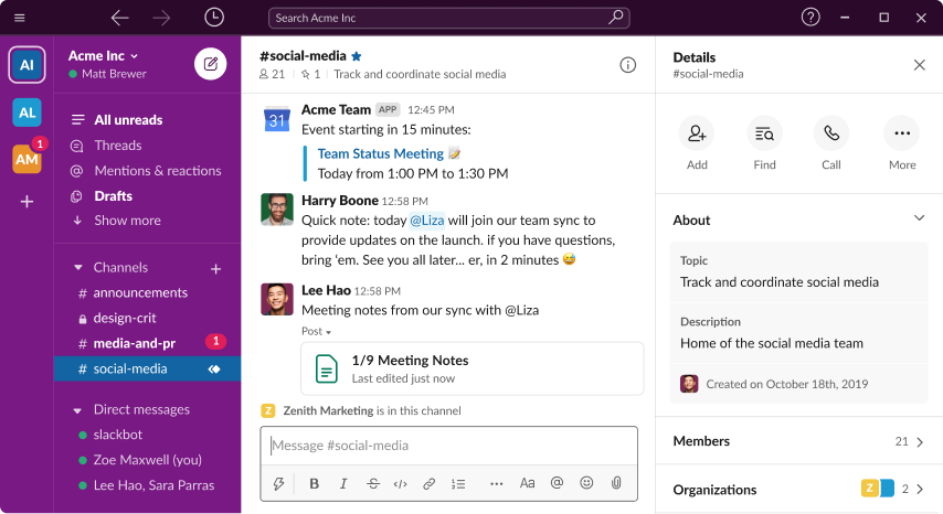 Slack Screenshot