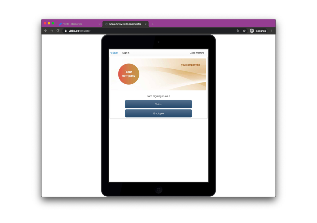 configure visit types
