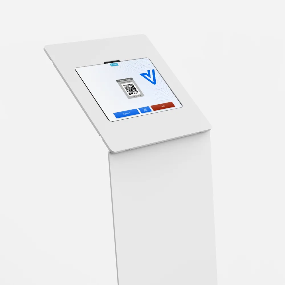 Bouncepad Wing - supporto per tablet con la schermata di registrazione Vizito