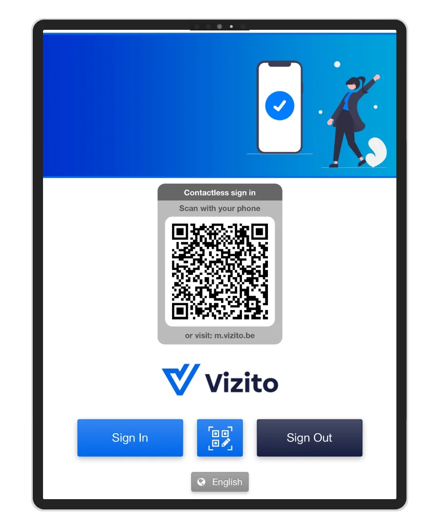 Vizito, een zeer aanpasbaar bezoekersregistratie systeem